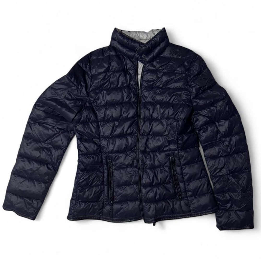 Women's Navy Puffer Jacket